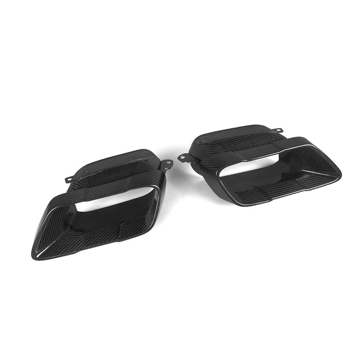 TOWMA. - SooQoo BMW X5 G05 Prepreg Carbon Fiber Exhaust Tips