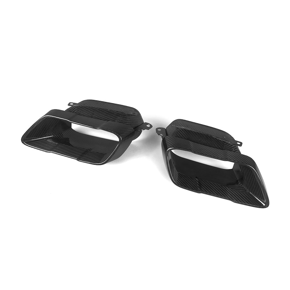 TOWMA. - SooQoo BMW X5 G05 Prepreg Carbon Fiber Exhaust Tips