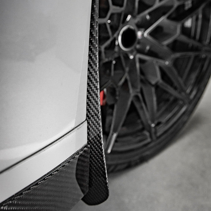 BMW M3 G80 mud flap carbon weave