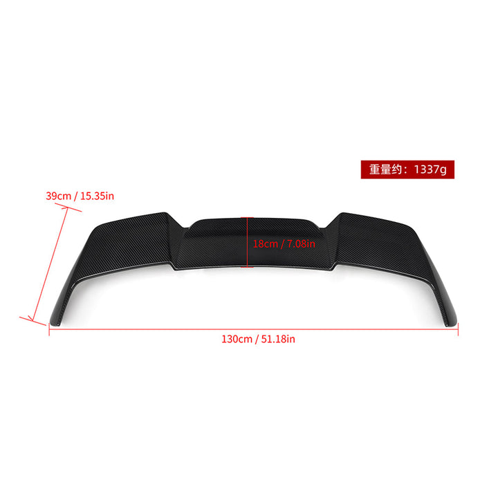 TOWMA. - SooQoo BMW X5 G05 Prepreg Carbon Fiber Top Spoiler