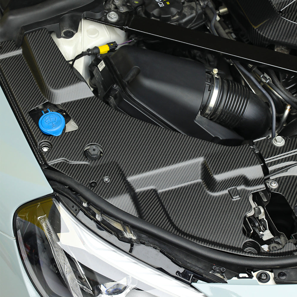 TOWMA. - SooQoo BMW M2 G87 Prepreg Carbon Fiber Engine Bay Trim Set
