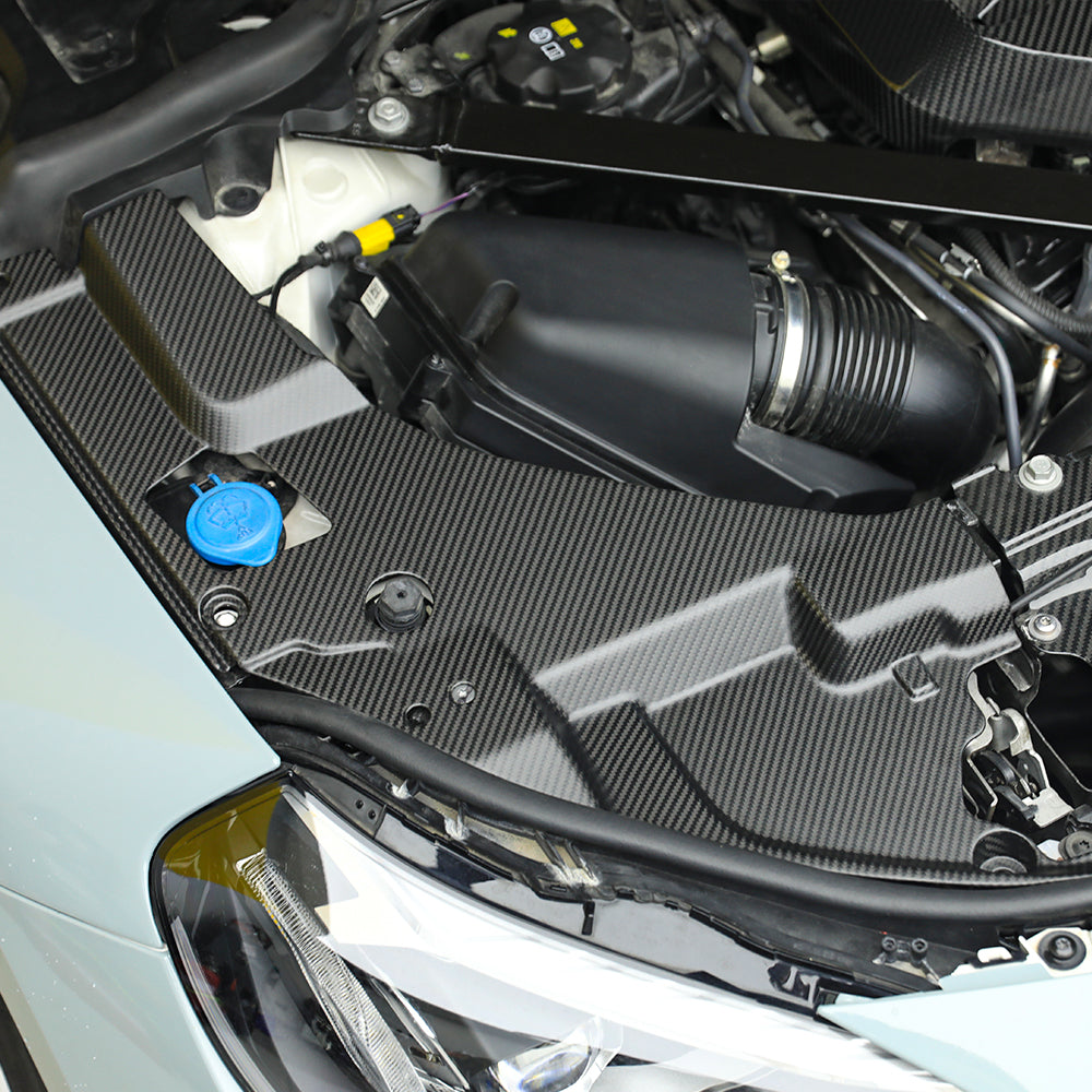 TOWMA. - SooQoo BMW M2 G87 Prepreg Carbon Fiber Engine Bay Trim Set