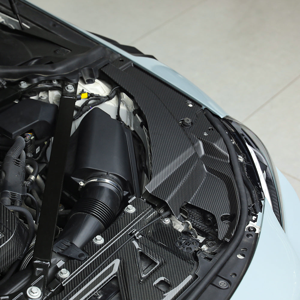 TOWMA. - SooQoo BMW M2 G87 Prepreg Carbon Fiber Engine Bay Trim Set