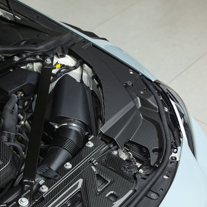 TOWMA. - SooQoo BMW M2 G87 Prepreg Carbon Fiber Engine Bay Trim Set