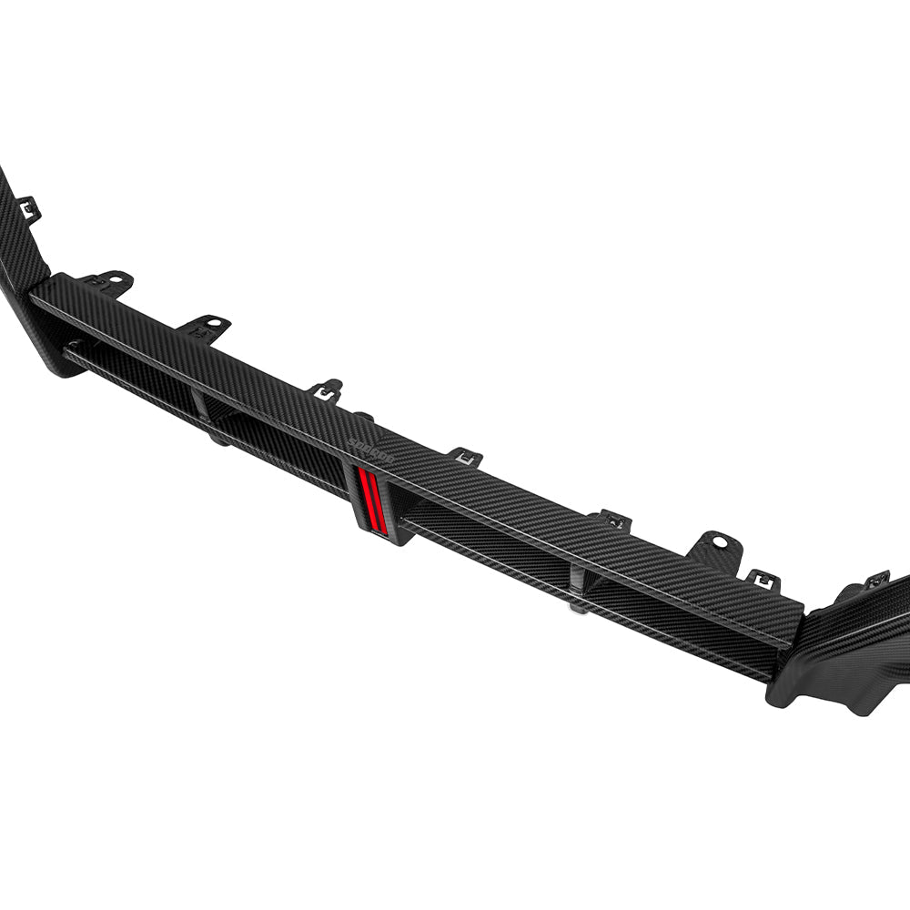 TOWMA. - SooQoo BMW 2 Serie F74 Prepreg Carbon Fiber Rear Diffuser With Brake Light