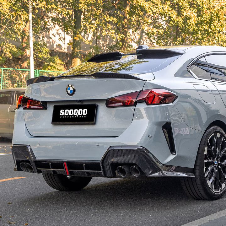 TOWMA. - SooQoo BMW 2 Serie F74 Prepreg Carbon Fiber Rear Diffuser With Brake Light