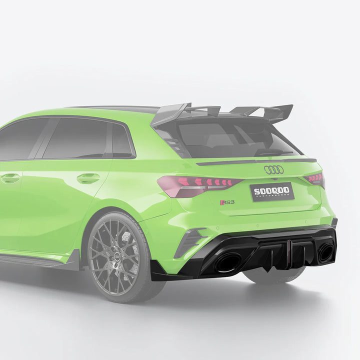 TOWMA. - SOOQOO AUDI RS3 Sportback 8Y Facelift Heckdiffusor