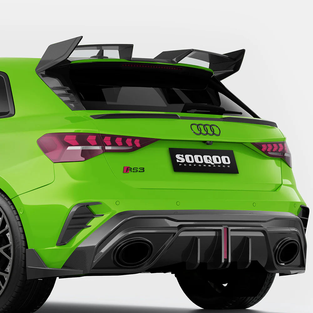 TOWMA. - SOOQOO AUDI RS3 Sportback 8Y Heckspoiler
