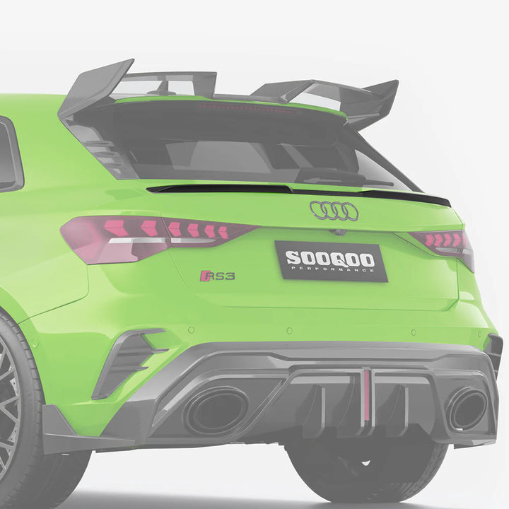 TOWMA. - SOOQOO AUDI RS3 Sportback 8Y Heckspoiler