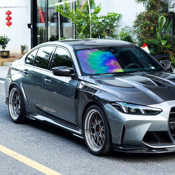 BMW M3 G80 vented fender close-up