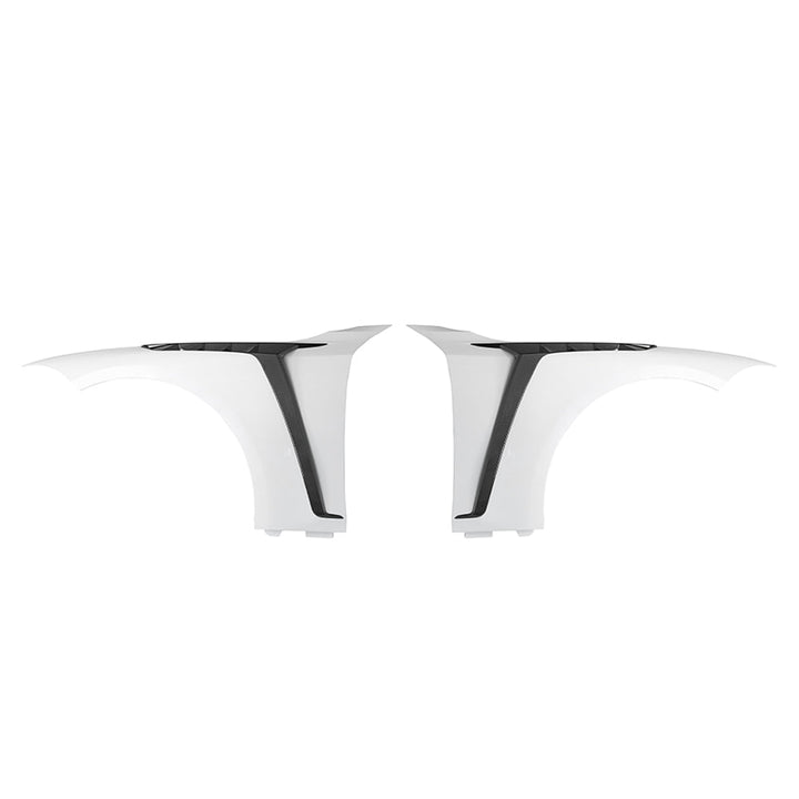 BMW M4 vented fenders primer finish