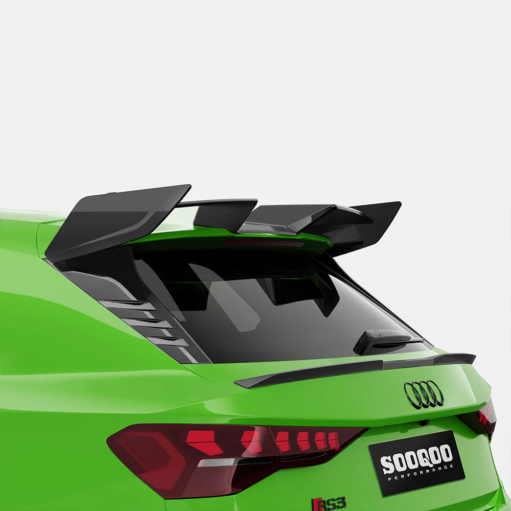 TOWMA. - SOOQOO AUDI RS3 Sportback 8Y Top Spoiler
