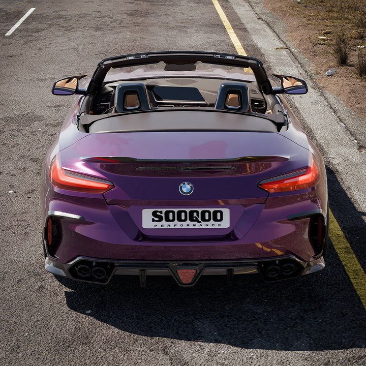 TOWMA. - SooQoo BMW Z4 G29 Prepreg Carbon Fiber Rear Diffuser