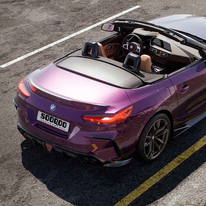 TOWMA. - SooQoo BMW Z4 G29 Prepreg Carbon Fiber Rear Diffuser