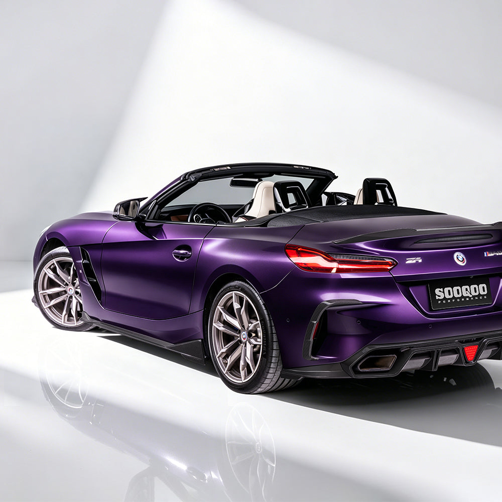 TOWMA. - SooQoo BMW Z4 G29 Prepreg Carbon Fiber Side Skirts