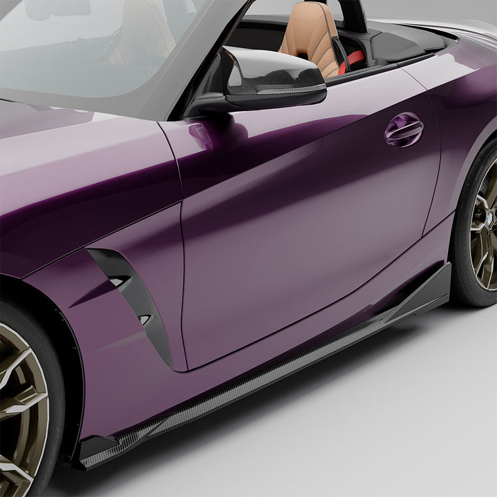 TOWMA. - SooQoo BMW Z4 G29 Prepreg Carbon Fiber Side Skirts