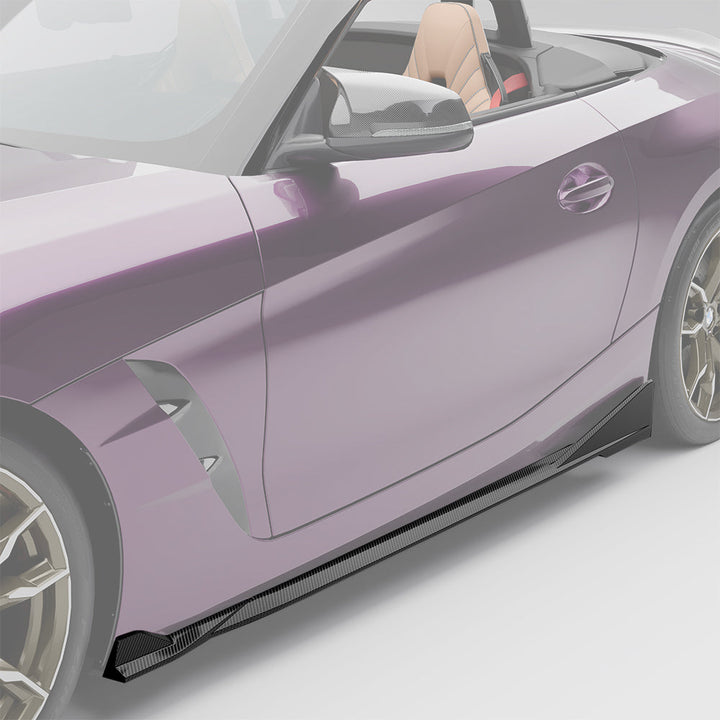 TOWMA. - SooQoo BMW Z4 G29 Prepreg Carbon Fiber Side Skirts