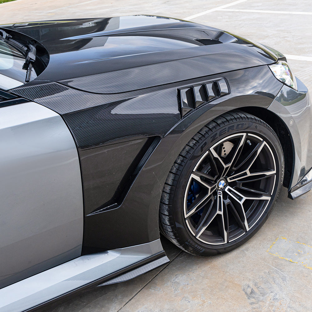 TOWMA. - SooQoo BMW M2 G87 Prepreg Carbon Fiber Vented Side Fenders