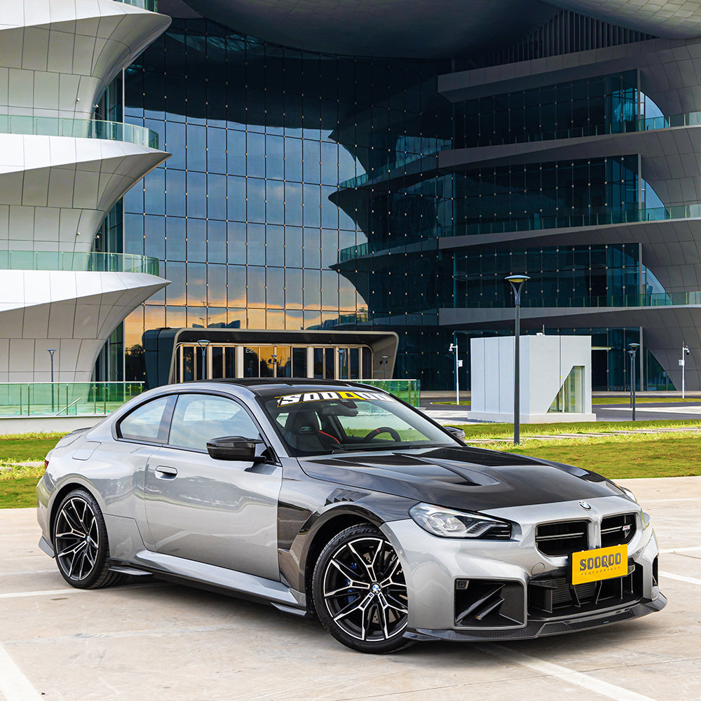 TOWMA. - SooQoo BMW M2 G87 Prepreg Carbon Fiber Vented Side Fenders