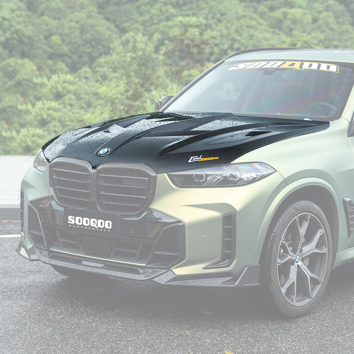 TOWMA. - SooQoo BMW X5 G05 X6 G06 X5M F95 X6M F96 Carbon Fiber Vented Hood