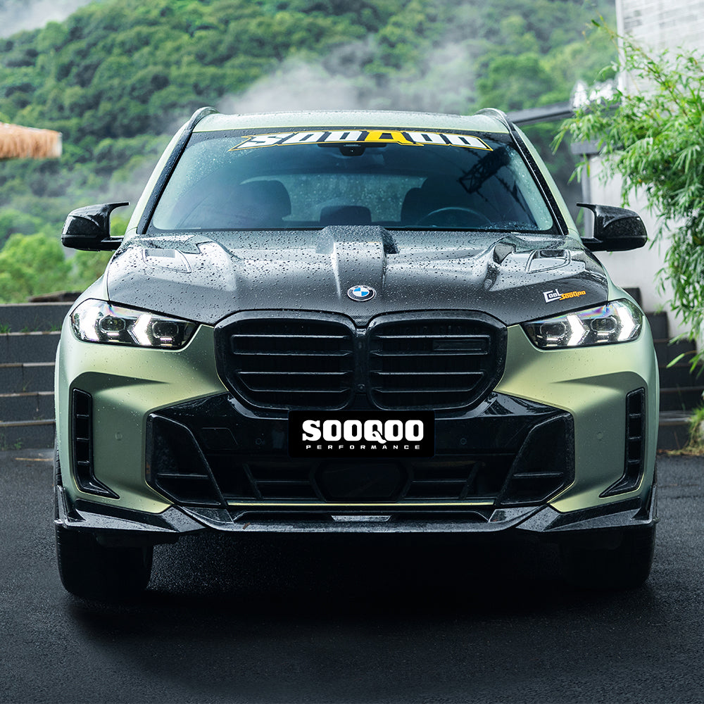 TOWMA. - SooQoo BMW X5 G05 X6 G06 X5M F95 X6M F96 Carbon Fiber Vented Hood