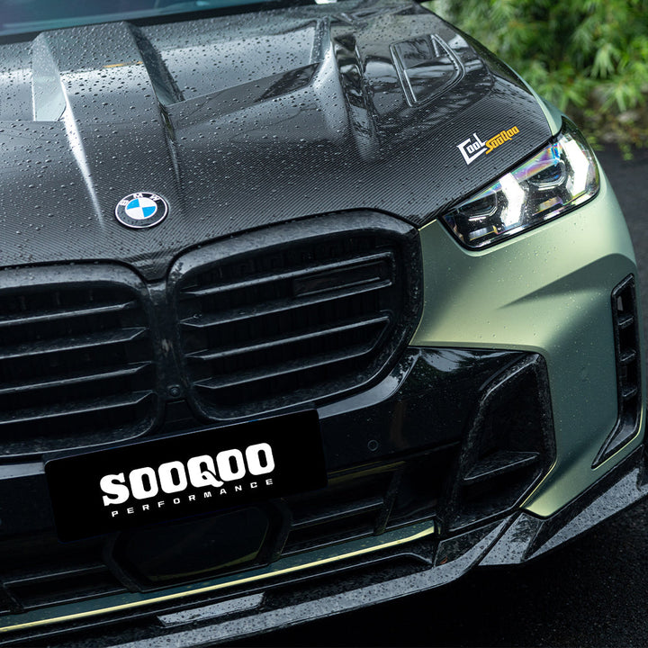 TOWMA. - SooQoo BMW X5 G05 X6 G06 X5M F95 X6M F96 Carbon Fiber Vented Hood