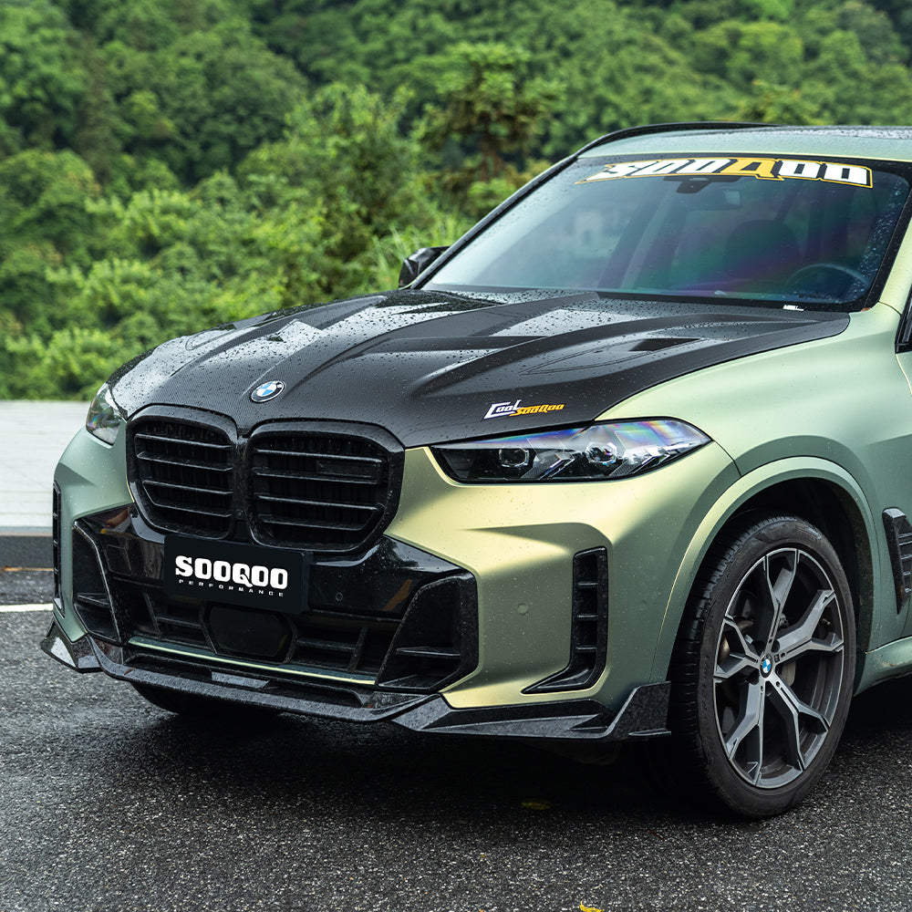 TOWMA. - SooQoo BMW X5 G05 X6 G06 X5M F95 X6M F96 Carbon Fiber Vented Hood