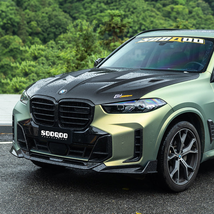 TOWMA. - SooQoo BMW X5 G05 X6 G06 X5M F95 X6M F96 Carbon Fiber Vented Hood