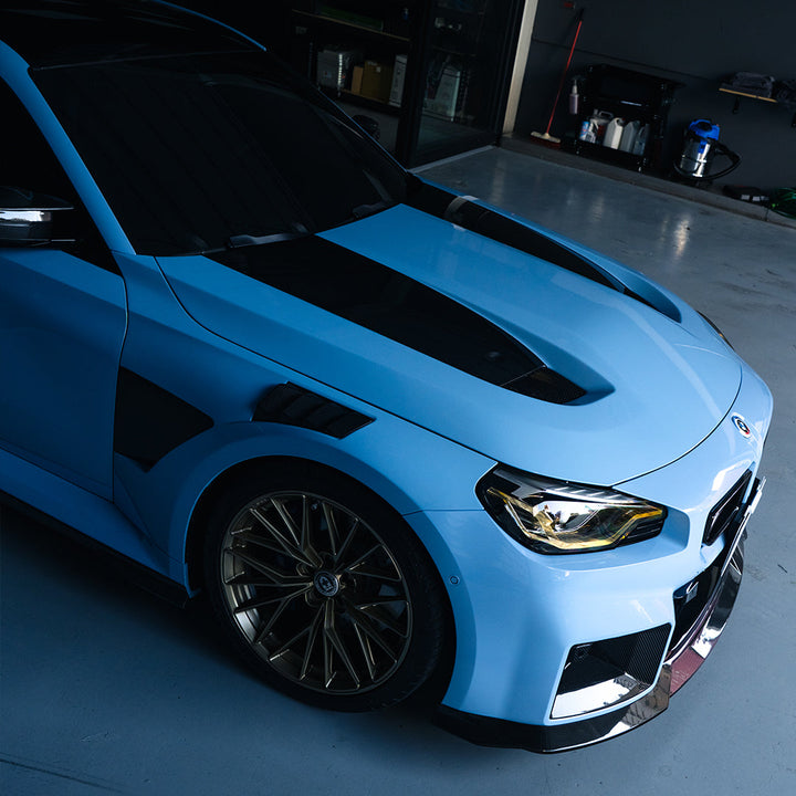 TOWMA. - SooQoo BMW M2 G87 Vented Side Fenders White Primer Finish