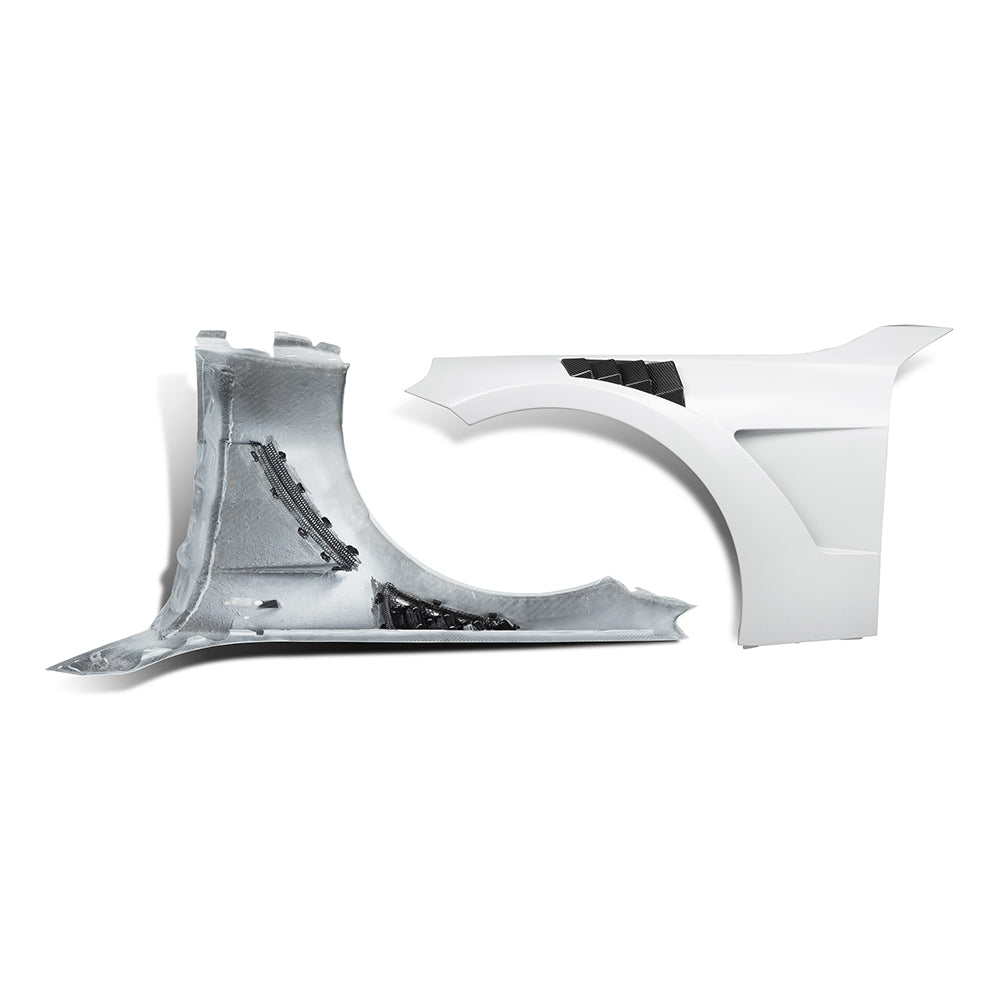 TOWMA. - SooQoo BMW M2 G87 Vented Side Fenders White Primer Finish