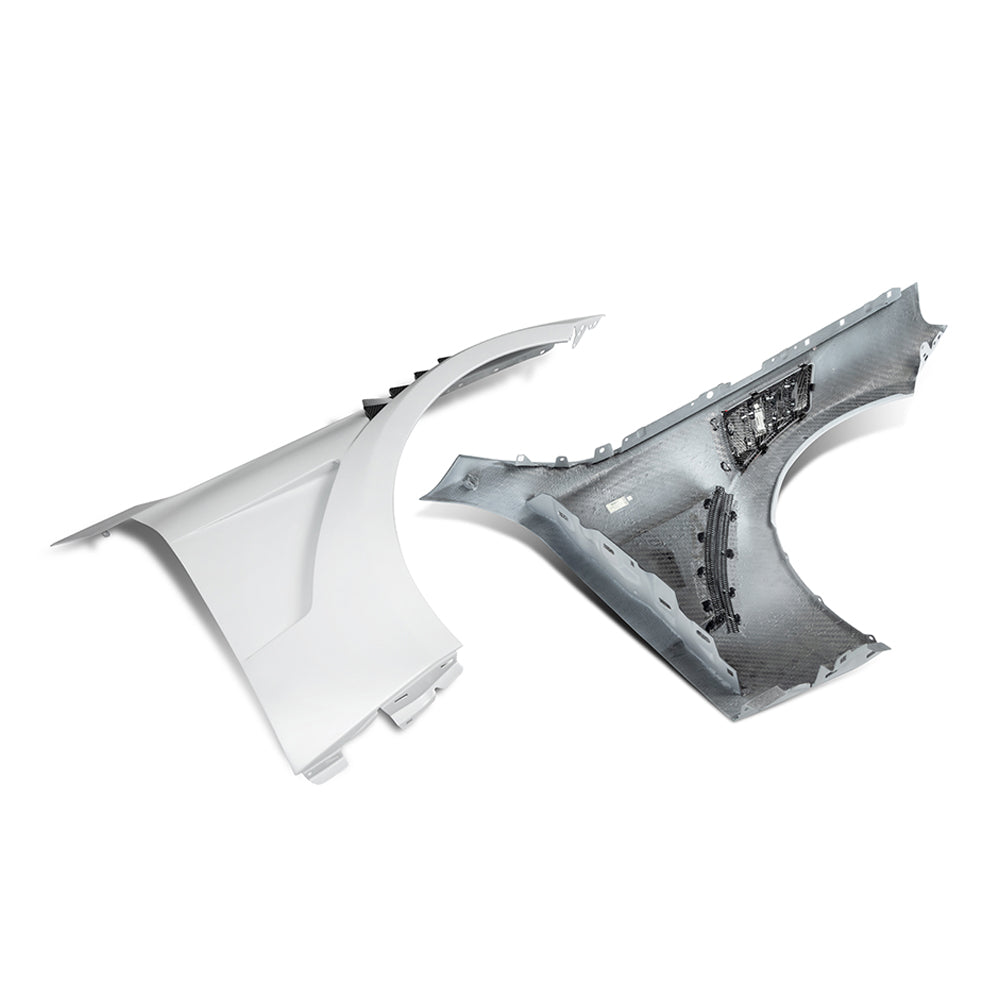 TOWMA. - SooQoo BMW M2 G87 Vented Side Fenders White Primer Finish