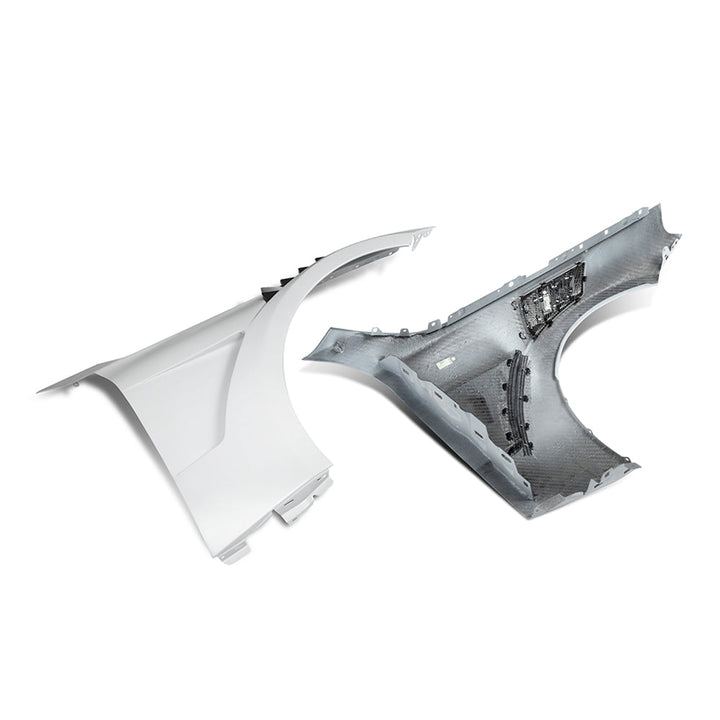 TOWMA. - SooQoo BMW M2 G87 Vented Side Fenders White Primer Finish