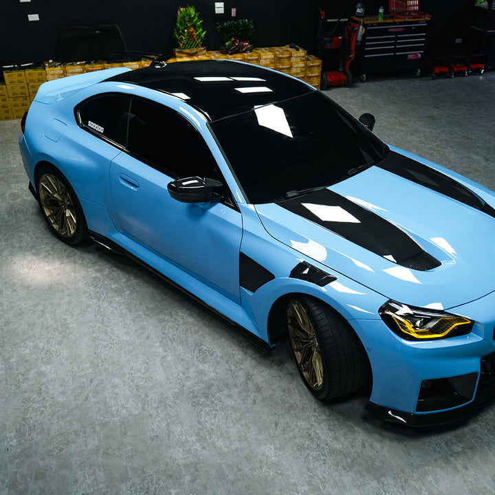 TOWMA. - SooQoo BMW M2 G87 Vented Side Fenders White Primer Finish