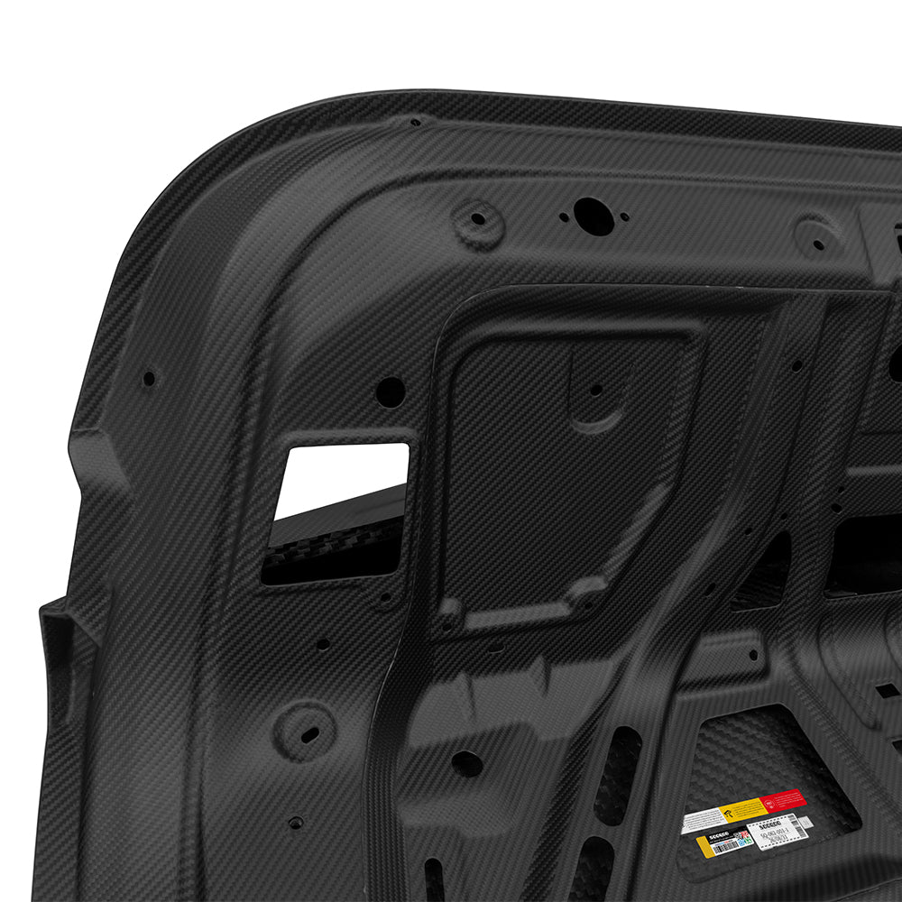 SooQoo carbon trunk lid achterzijde