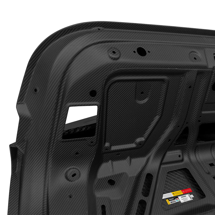SooQoo carbon trunk lid achterzijde