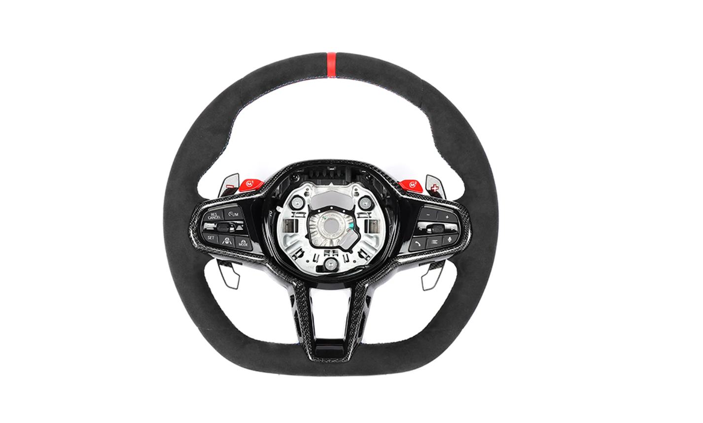 BMW GXX LCI Alcantara Flat Bottom Custom Stuurwiel | Volledig Personaliseerbaar