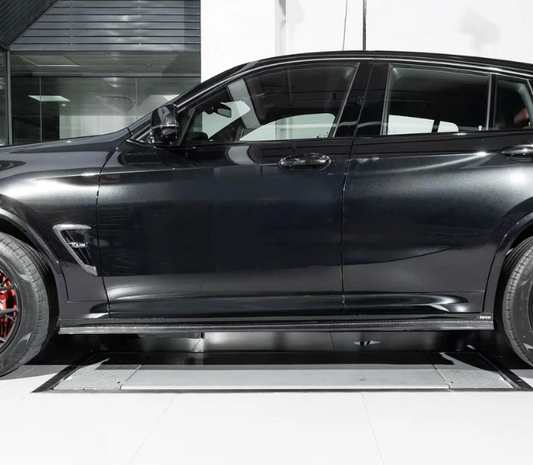 BMW F98 X4M LCI Carbon Fiber Side Skirts