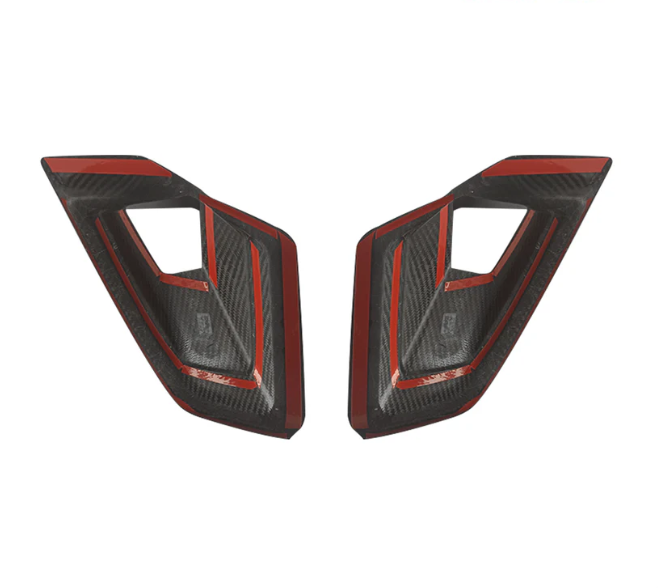BMW X5 G05 Carbon Fiber LCI Front Bumper Air Ducts Trim Add-on