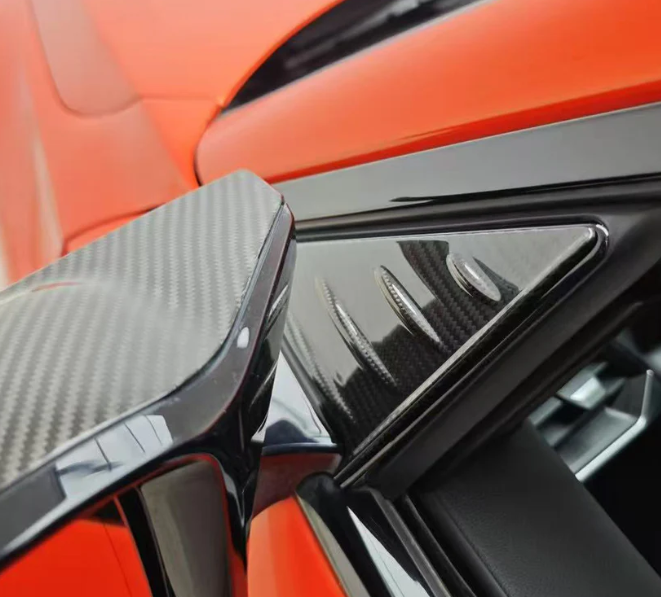 BMW G87 M2 Carbon Fiber Window Triangle Mirror Side trim