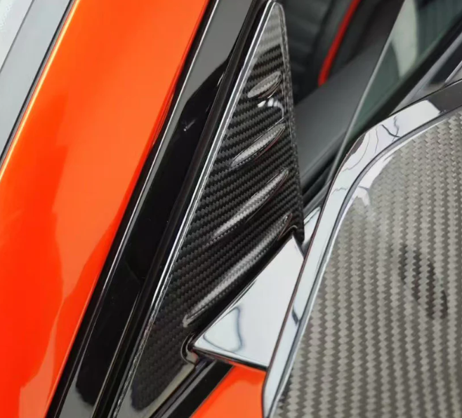 BMW G87 M2 Carbon Fiber Window Triangle Mirror Side trim
