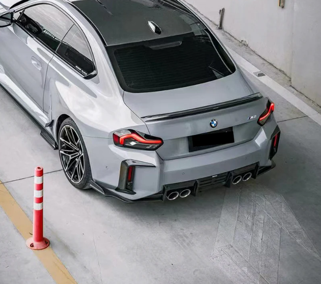 BMW G87 M2 Carbon Fiber Rear Bumper Trims