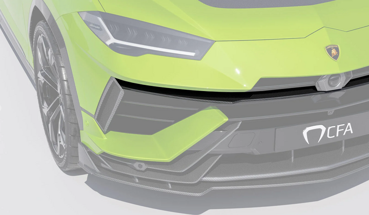 Lamborghini Urus Performante - Carbon Fiber Front Bumper Central Vent Louver