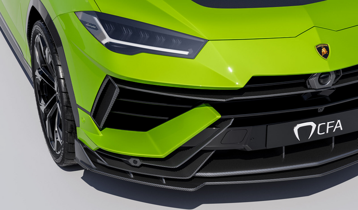 Lamborghini Urus Performante - Carbon Fiber Front Bumper Central Vent Louver