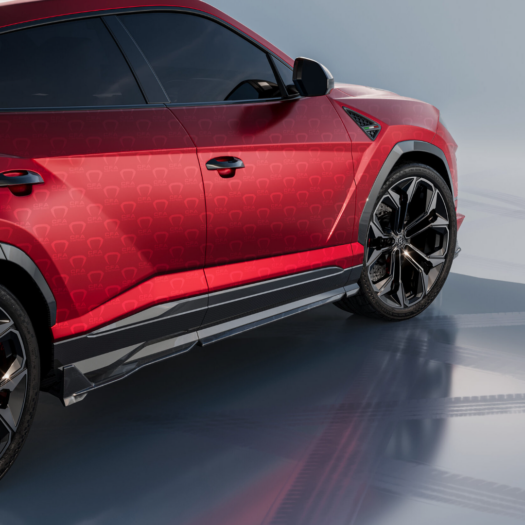 Lamborghini Urus Performante -  Carbon Fiber Side Skirt Extensions
