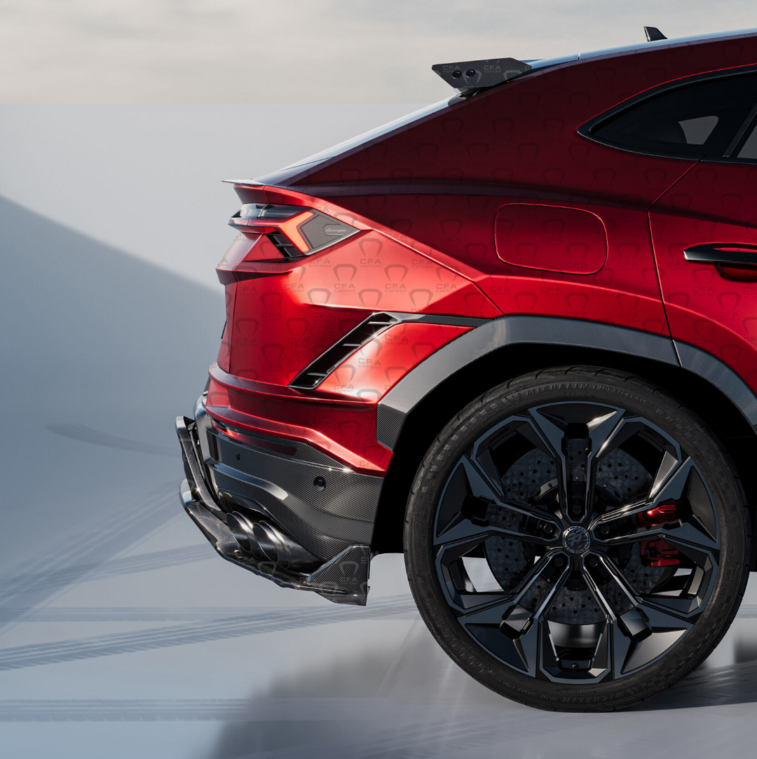 Lamborghini Urus Performante - Carbon Fiber Rear Bumper Inserts
