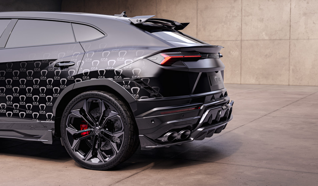 Lamborghini Urus Performante - Carbon Fiber Rear Bumper Inserts