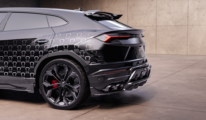 Lamborghini Urus Performante - Carbon Fiber Rear Bumper Inserts
