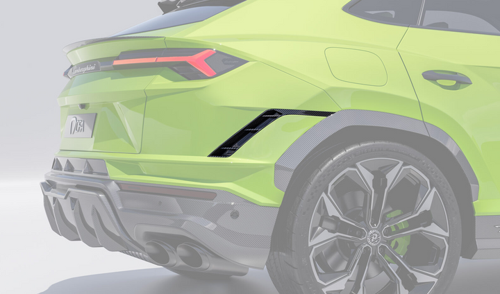 Lamborghini Urus Performante - Carbon Fiber Rear Bumper Inserts