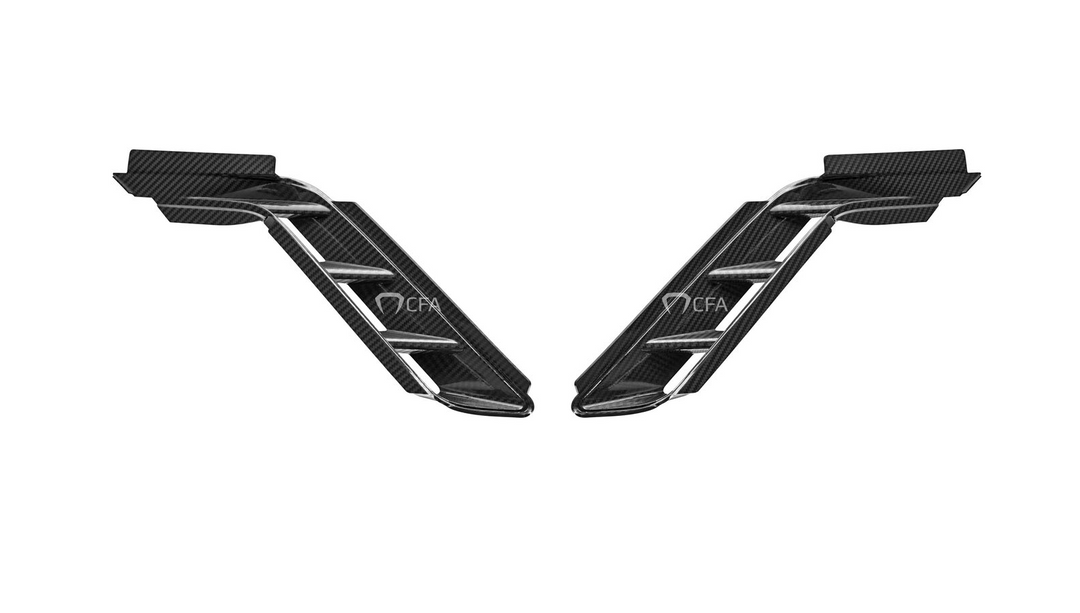 Lamborghini Urus Performante - Carbon Fiber Rear Bumper Inserts