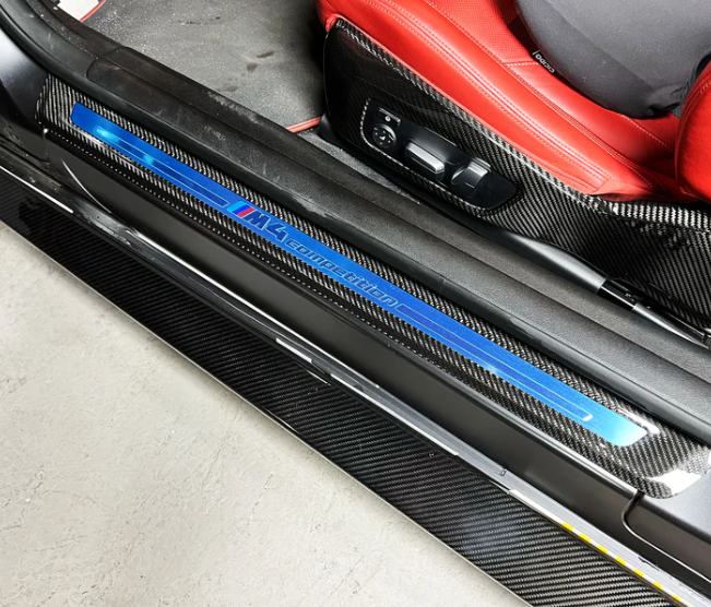 BMW G22/G82/G83/G87 Prepreg Carbon Door Sill 2pcs